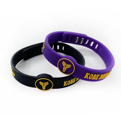 Silicone Bracelet Fashion Basketball Star Logo Wristband Buckle Ribbon Lace Up Chain Adjustable Size Bracelets